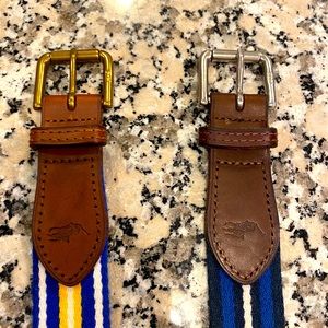 Polo by Ralph Lauren Canvas Belts 32 (2 INCLUDED)